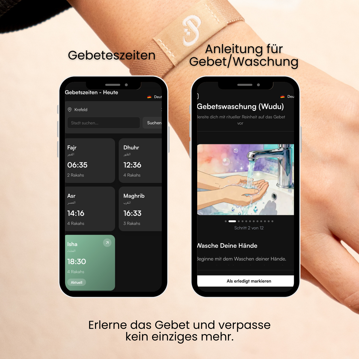 NFC Stoffarmband